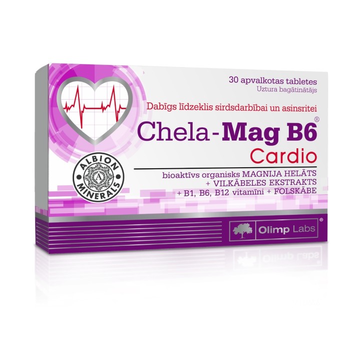 OLIMP LABS CHELA  MAG B6 CARDIO tabletes N30